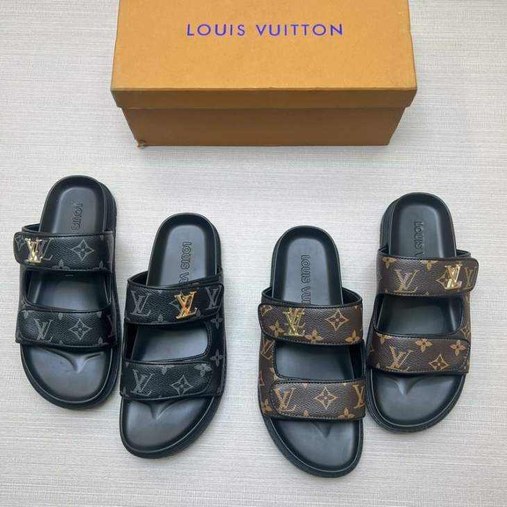 Picture of Louis Vuitton Slippers _SKULVsz38-45mnf04361327